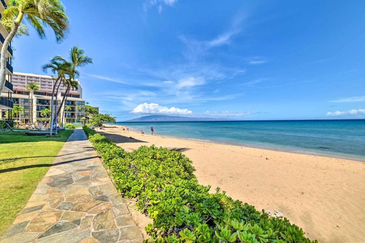 Cute Beachfront Condo With Lanai And Resort Pools Kahana Exterior foto